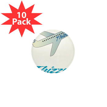 Travel Vector Logo Mini Button (10 pack)
