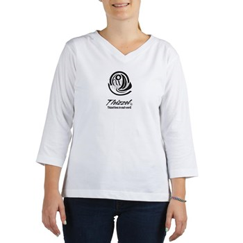 Thizzel Sketch Logo Women's Long Sleeve Shirt (Women's Long Sleeve Shirt (3/4 Sleeve)