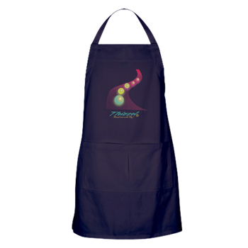 Progressing Vector Logo Apron (dark)