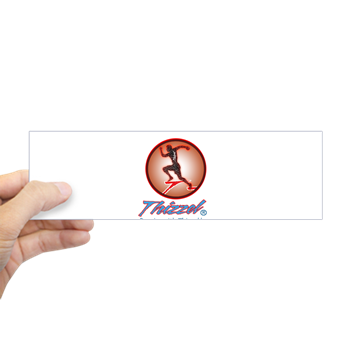 Runner Logo Bumper Bumper Sticker