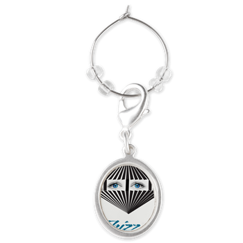 Thizzel Face Logo Wine Charms