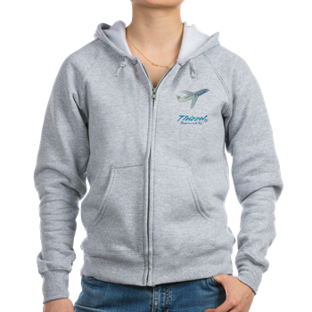 Travel Vector Logo Zip Hoodie