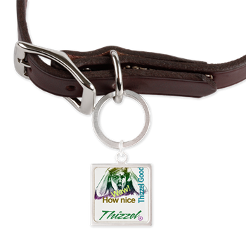 Thizzel Nice Goods Logo Pet Tags
