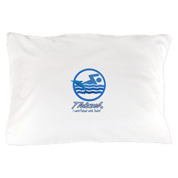 Swimming Logo Pillow Case