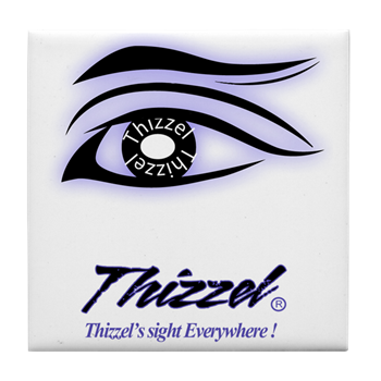 Thizzel Sight Logo Tile Coaster