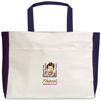 Thizzel makes me Funny Beach Tote