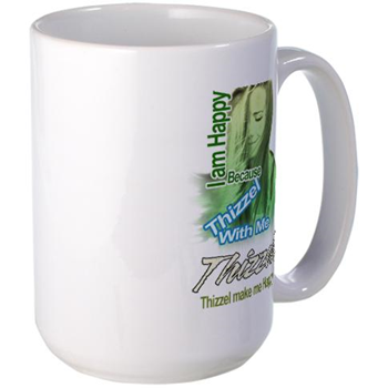 Thizzel make me Happy Mugs