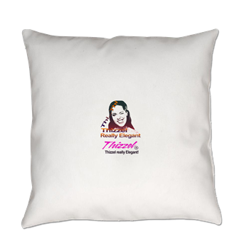 Thizzel Elegant Logo Everyday Pillow