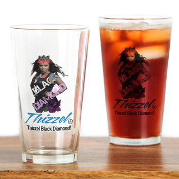 Thizzel Diamond Drinking Glass