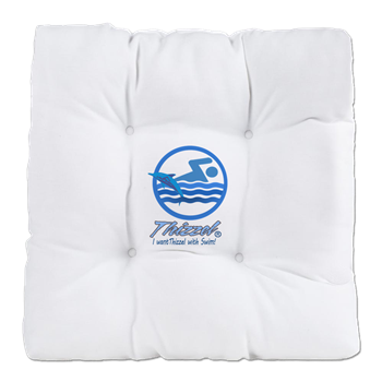 Swimming Logo Tufted Chair Cushion