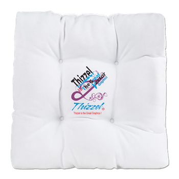 Vector Graphics Logo 01 Tufted Chair Cushion