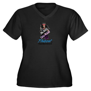 Thizzel Diamond Plus Size T-Shirt