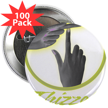 Finger T Logo 2.25" Button (100 pack)