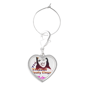 Thizzel Elegant Logo Wine Charms