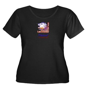 Am Thirsty Logo Plus Size T-Shirt