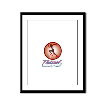 Runner Logo Framed Panel Print