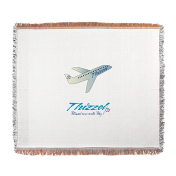 Travel Vector Logo Woven Blanket