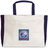 Thizzel Globe Beach Tote