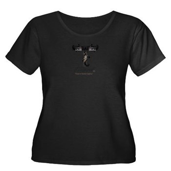 Face Graphics Logo Plus Size T-Shirt