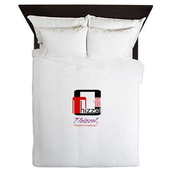 Thizzel Creativity Logo Queen Duvet