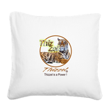 Power Logo Square Canvas Pillow
