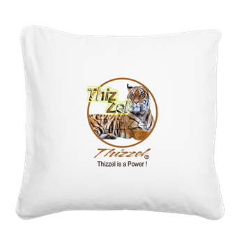 Power Logo Square Canvas Pillow