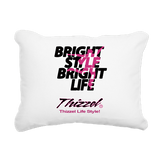 Thizzel Life Style Rectangular Canvas Pillow
