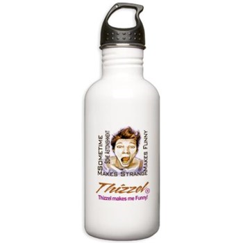 Thizzel makes me Funny Water Bottle