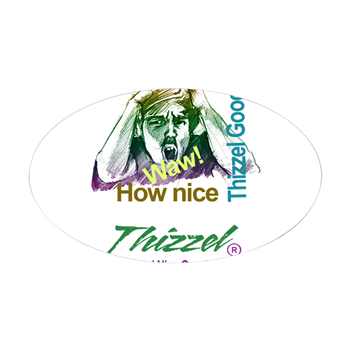 Thizzel Nice Goods Logo Decal