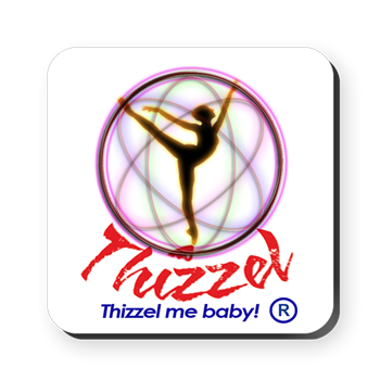 Thizzel Dancing Cork Coaster