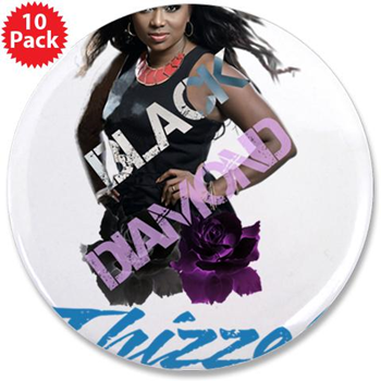 Thizzel Diamond 3.5" Button (10 pack)