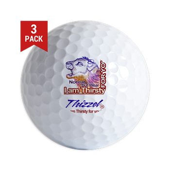 Am Thirsty Logo Golf Ball