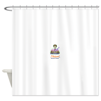 All of Thizzel Logo Shower Curtain