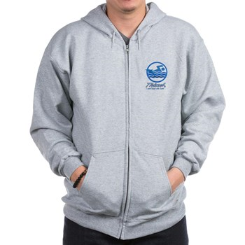 Swimming Logo Zip Hoodie