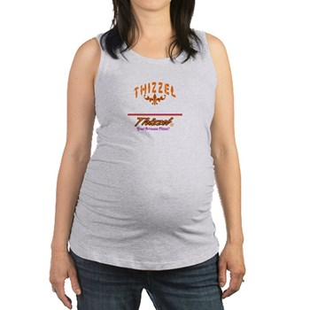 Text Graph Logo Maternity Tank Top