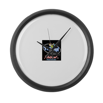 Thizzel Boy Large Wall Clock