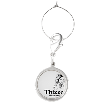 Thizzel Lady Wine Charms