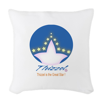 Great Star Logo Woven Throw Pillow