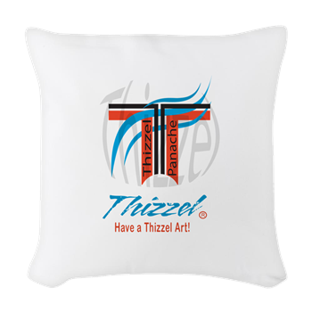 Have a Thizzel Art Woven Throw Pillow
