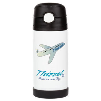 Travel Vector Logo Insulated Cold Beverage Bottle