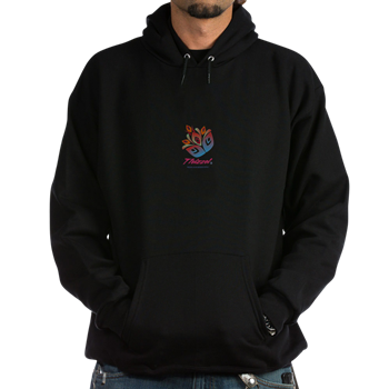 Artistic Leaves Logo Hoodie