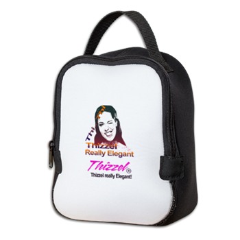 Thizzel Elegant Logo Neoprene Lunch Bag