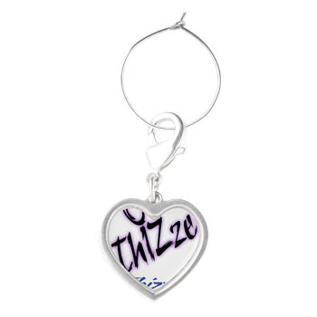 Text Effect Logo Wine Charms