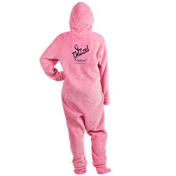 Text effect Logo Footed Pajamas