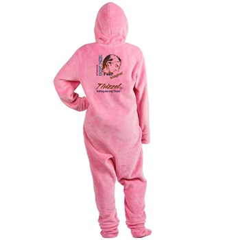 Only Thizzel Logo Footed Pajamas