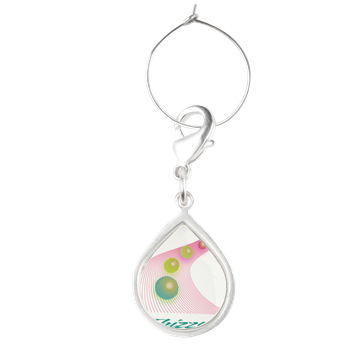 Progressing Vector Logo Teardrop Wine Charm