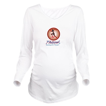 Runner Logo Long Sleeve Maternity T-Shirt