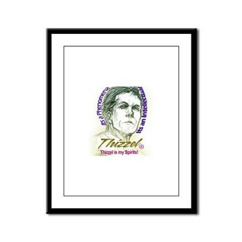 Thizzel is my Spirits Framed Panel Print