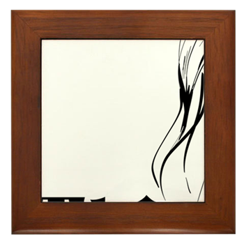 Thizzel Lady Framed Tile