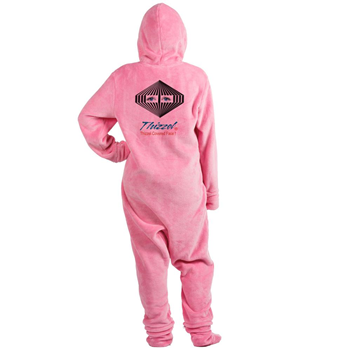 Thizzel Face Logo Footed Pajamas